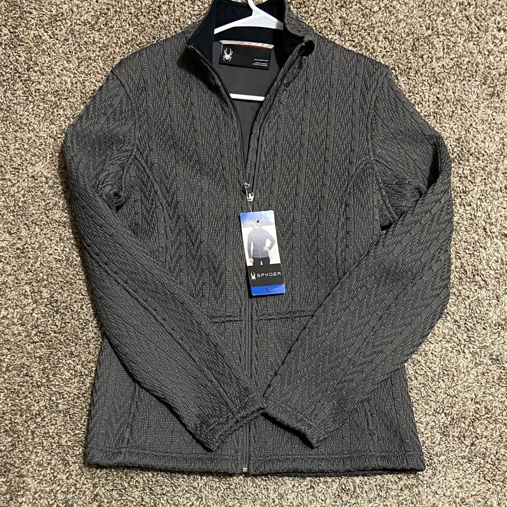 Spyder Women’s Cable knit Zip-Up Sweater Jacket
